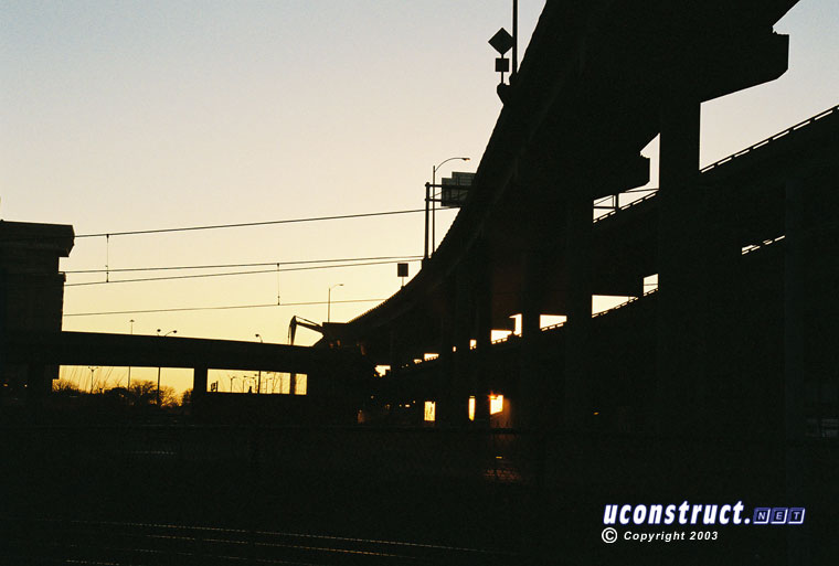 Busch Stadium III construction, December 27, 2003