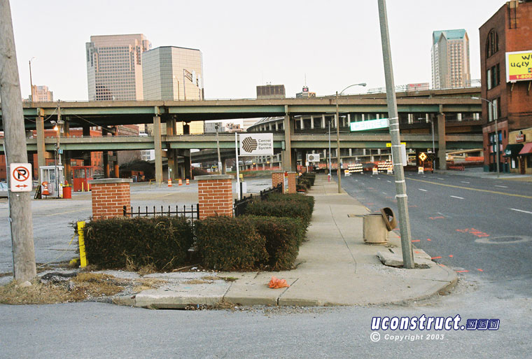 Busch Stadium III construction, December 27, 2003