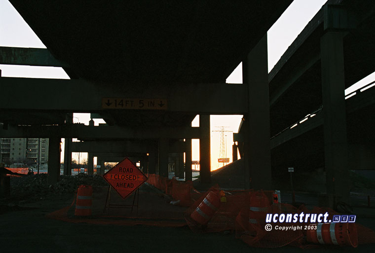 Busch Stadium III construction, December 27, 2003