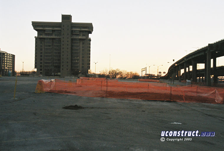 Busch Stadium III construction, December 27, 2003