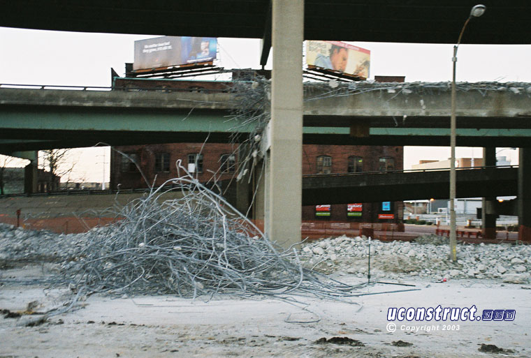 Busch Stadium III construction, December 27, 2003