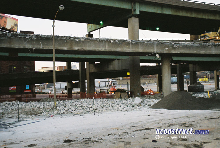 Busch Stadium III construction, December 27, 2003