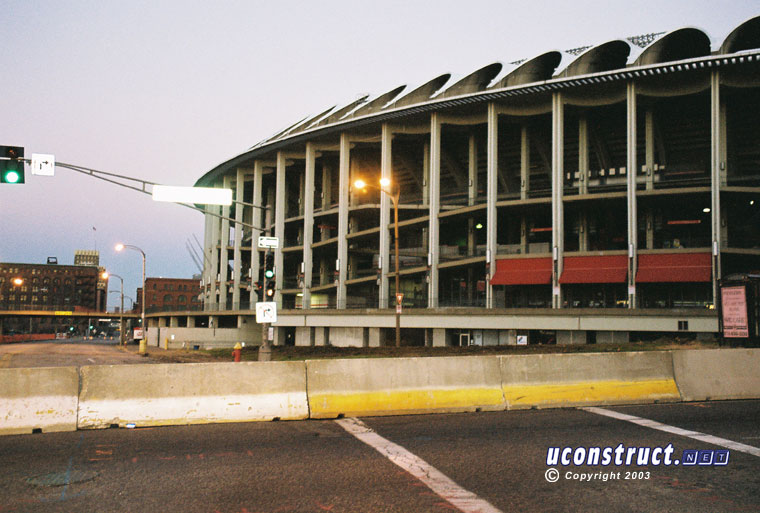 Busch Stadium III construction, December 27, 2003