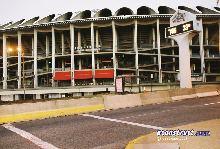 Busch Stadium III construction, December 27, 2003