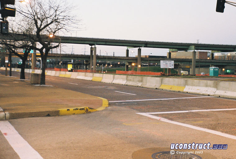 Busch Stadium III construction, December 27, 2003