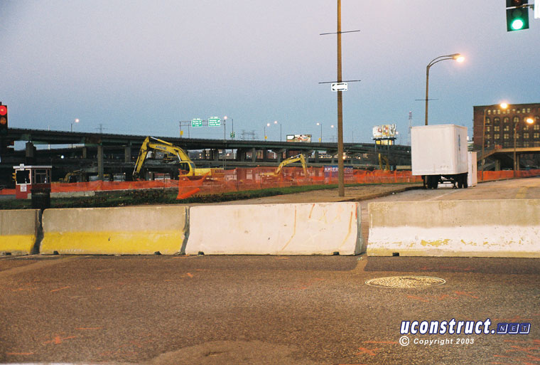 Busch Stadium III construction, December 27, 2003