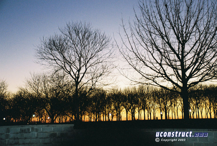 Busch Stadium III construction, December 27, 2003